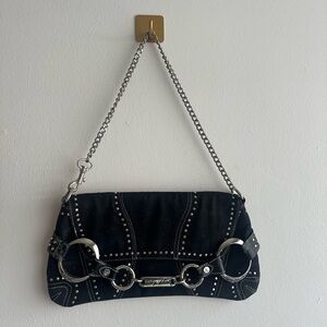 Baby Phat Black Studded Mini Bag